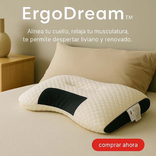 ErgoDream™ – Almohada Ortopédica Cervical Antidolor
